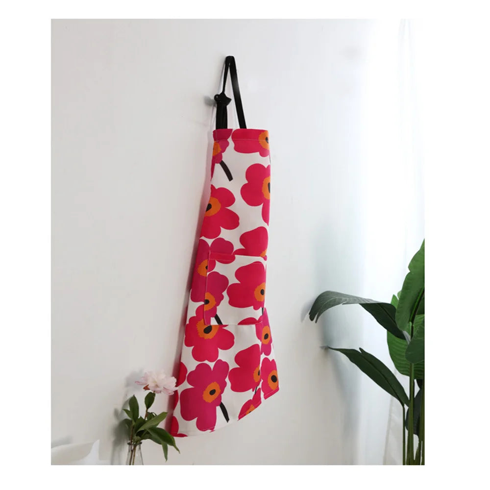 Kitchen Flower Aprons For Women