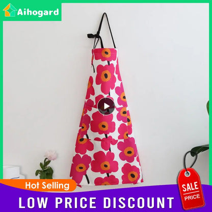 Kitchen Flower Aprons For Women