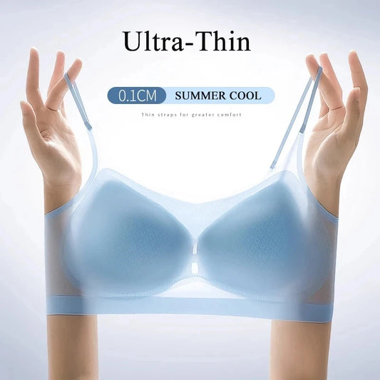 Ultra-Thin Breathable Ice Silk Bra