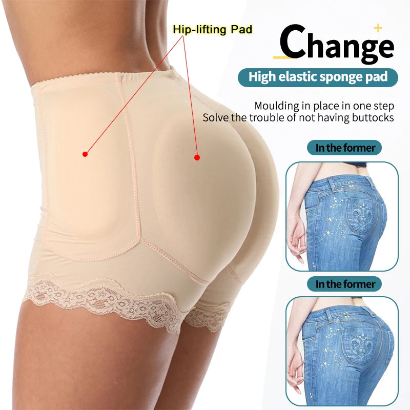 Body Shapewear, Fake Butt Lifter Panties