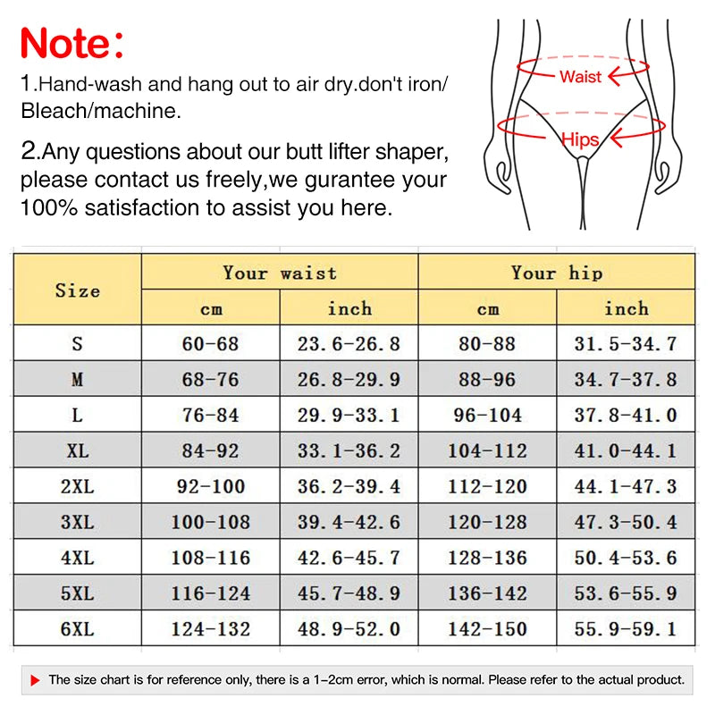 Body Shapewear, Fake Butt Lifter Panties