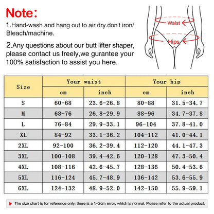 Body Shapewear, Fake Butt Lifter Panties