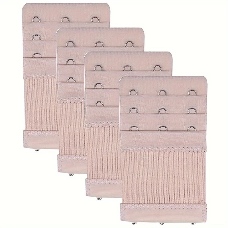 4PCS 3 Hooks Bra Strap Extenders